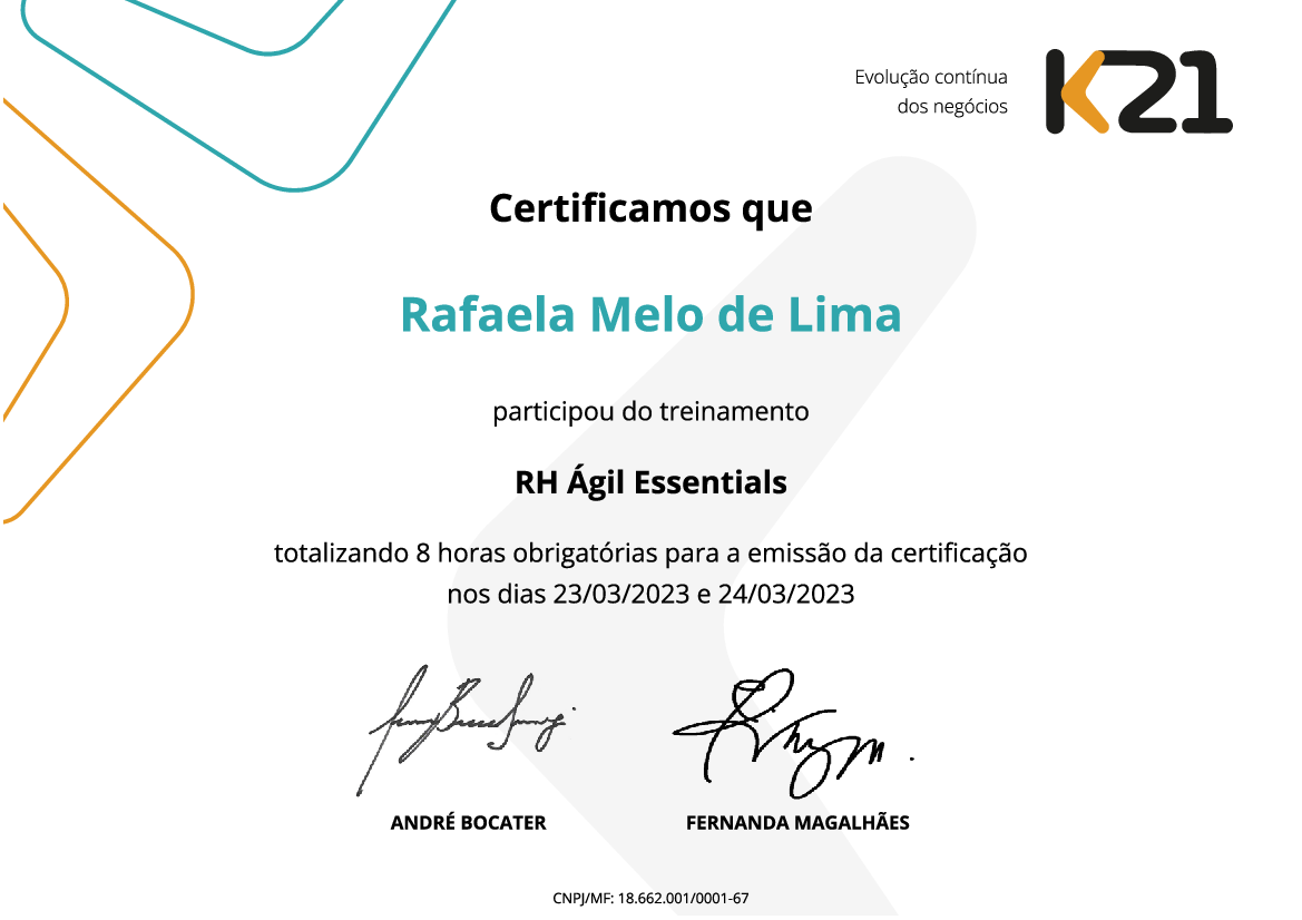 Certificado K21